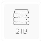 2 TB 2.5″ SSD (Seq. Lees: 560 MB/s, Schrijf: 530 MB/s)
