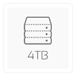 4 TB 2.5″ SSD (Seq. Lees: 560 MB/s, Schrijf: 530 MB/s)