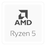 AMD Ryzen™ 5 240 (tot 5.0 GHz – 6 Cores / 12 Threads – 22 MB Cache)