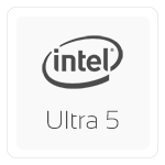 Intel Core Ultra 5 125H (tot 4.5 GHz – 4 P-Cores / 10 E-Cores / 18 Threads – 18 MB Intel® Smart Cache) – GX4MRXL