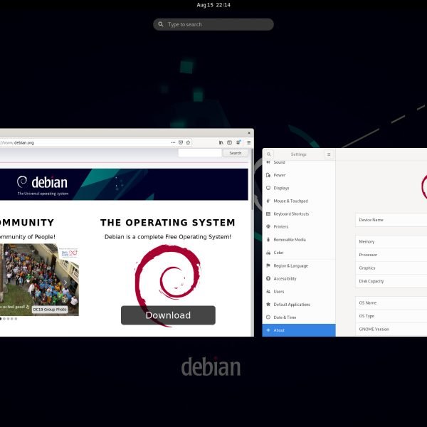 Koop laptop met Debian Out Of The Box preinstalled