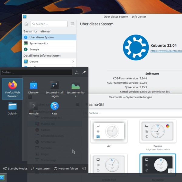 Kubuntu Linux Preinstalled