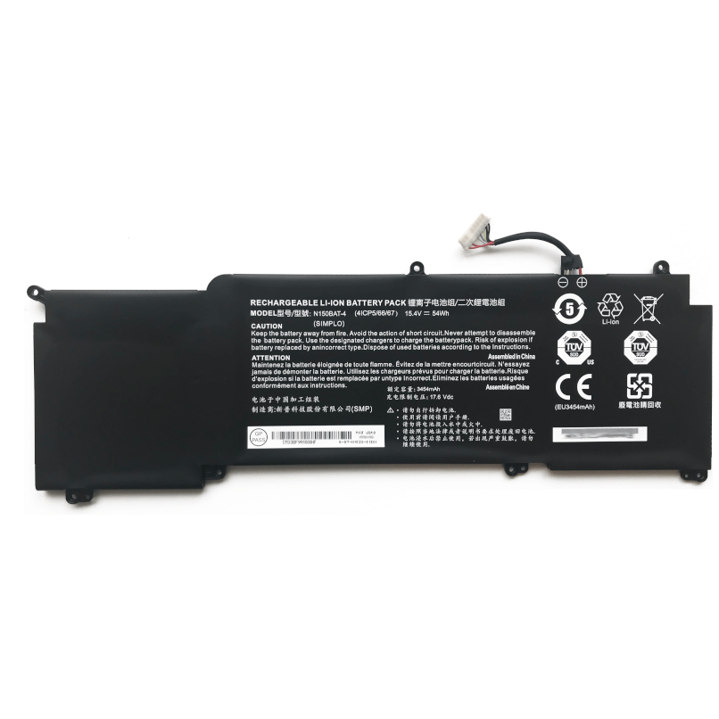 N150BAT-4 Clevo Batterij Accu