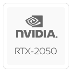 NVIDIA GeForce RTX-2050 – 4GB DDR6 – NP50RNA