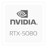 NVIDIA GeForce RTX-5080 – 16GB GDDR7 – 300Hz Mini-LED-display – X6FR558Y Langere levertijd!