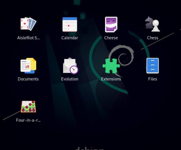 Notebook met Debian 11 GNOME