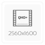 16″ LED QHD+ 2560×1600 – 16:10 – WQXGA – 165 Hz (Matte) 100% sRGB