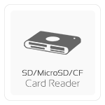 USB-C Externe SD/MicroSD/CF Card Reader